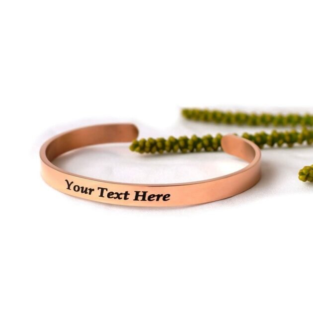 Personalized Half Bracelet (Rose Gold) - Image 7