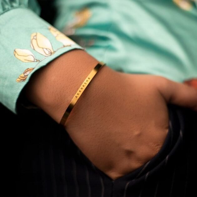 Personalized Half Bracelet (Gold) - Image 3