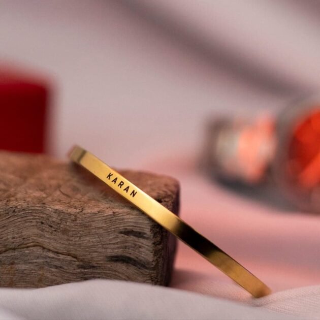 Personalized Half Bracelet (Gold) - Image 4