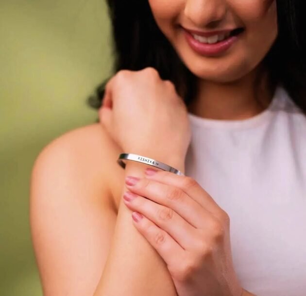 Personalized Half Bracelet (Silver) - Image 3