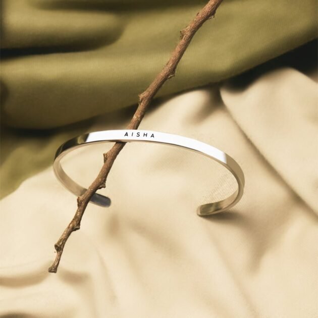 Personalized Half Bracelet (Silver) - Image 4