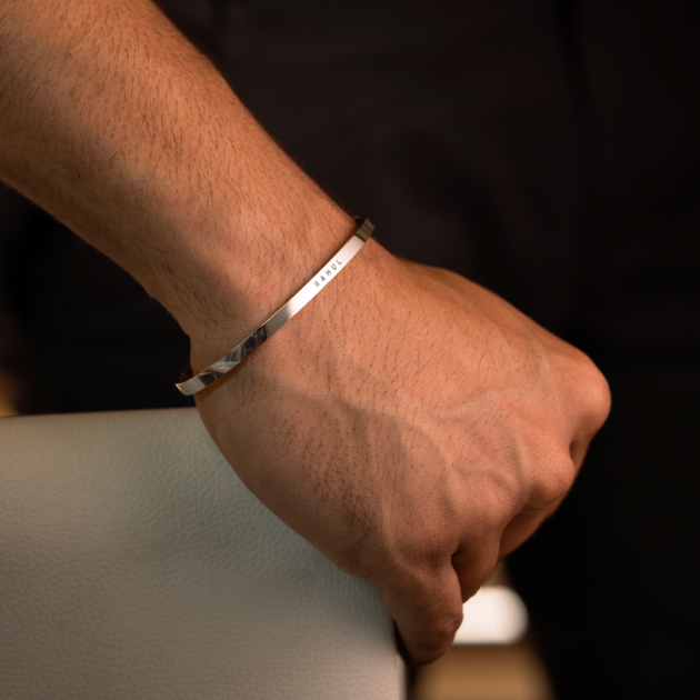 Personalized Half Bracelet (Silver) - Image 8