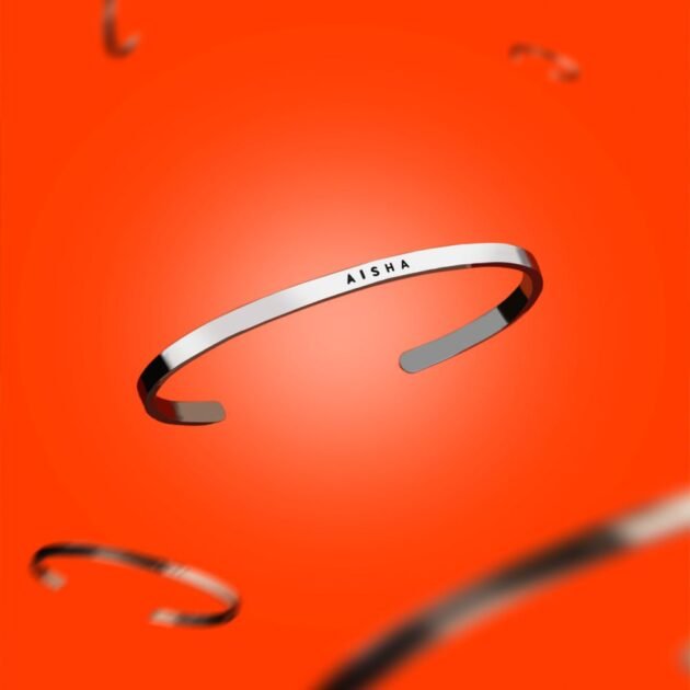 Personalized Half Bracelet (Silver) - Image 6