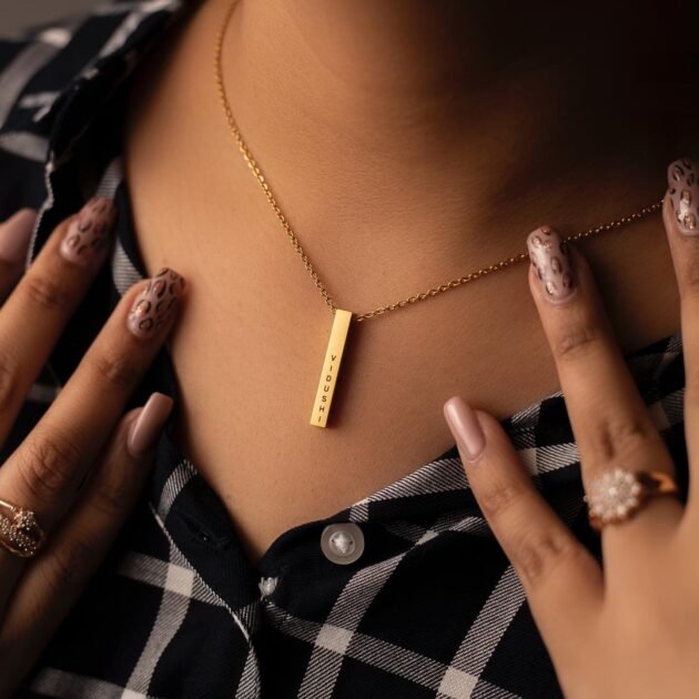 2 Side Bar Necklace - Image 5